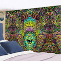 Psychedelic Wall Tapestry Boho Mandala Moon Tapestry Wall Hanging Hippie Sun Tapestry Wall Art Decor for Bedroom Living Room - KiwisLove