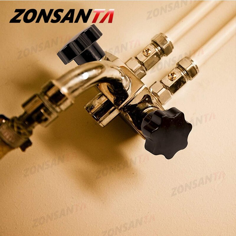 ZONSANTA Plum Bakelite Hand Tighten Nuts M4 M5 M6 M8 M10 Plastic Head Hand Nut Black Handle Thread Star Clamping Knob Manual Nut - KiwisLove