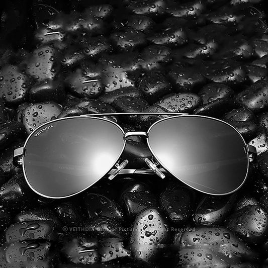 VEITHDIA Polarized Sunglasses Men Aluminum Sports Pilot Fashion Women Sun Glasses Male Eyewear UV400 Lens For Female V3850 - KiwisLove