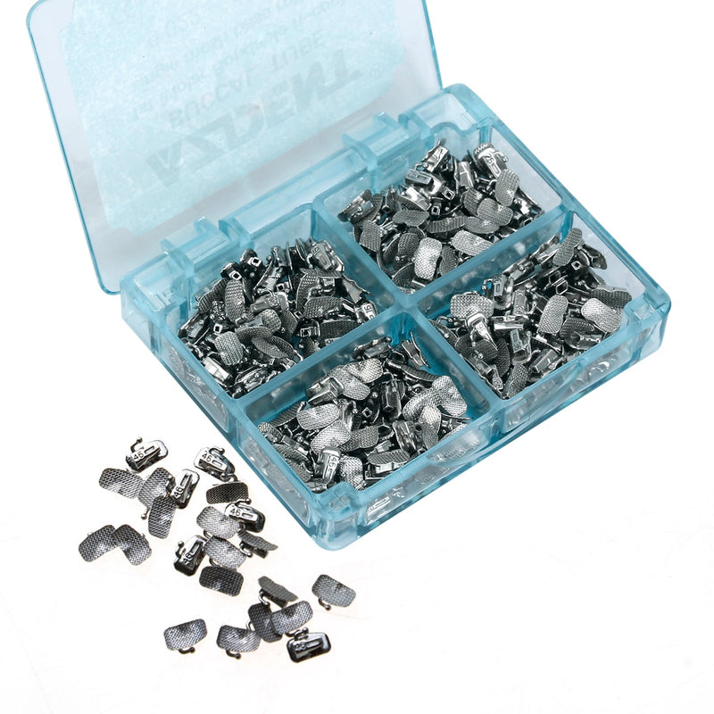 200pcs/Box Azdent Dental Orthodontic Buccal Tube 1st/2nd Molar Bondable N-Convertible Single Mesh Base Roth 0.022 /0.018 - KiwisLove