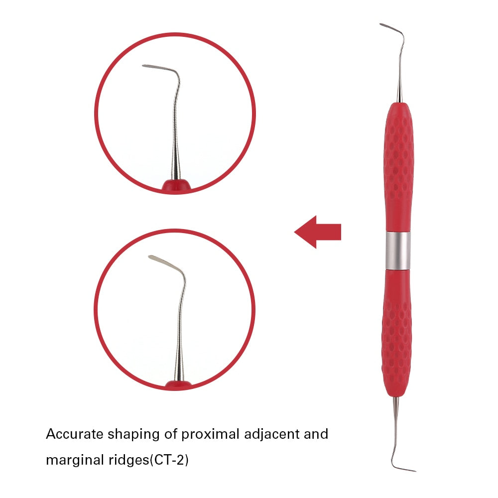 Azdent Dental Composite Resin Filler Filling Spatula Aesthetic Restoration Set Kit Fit For LM - KiwisLove