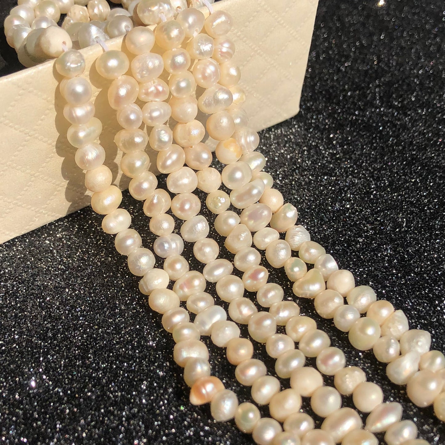 Real Natural Freshwater Pearl Irregular Cultured Small Pearls Punch Beads For Jewelry Making Diy Women&#39;s Necklace Bracelet - KiwisLove