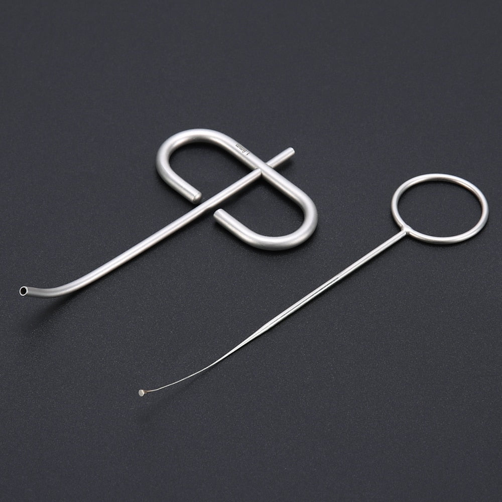 Dental SS Powder MTA Plugger Applicator Dentistry Surgical Implant Bone Powder Collector Scraper Graft Injector Syringe Carrier - KiwisLove