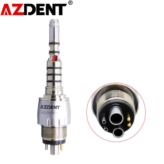 Azdent Dental Quick Coupling Coupler For Fiber Optic Handpiece LED Dental Quick Couple - KiwisLove