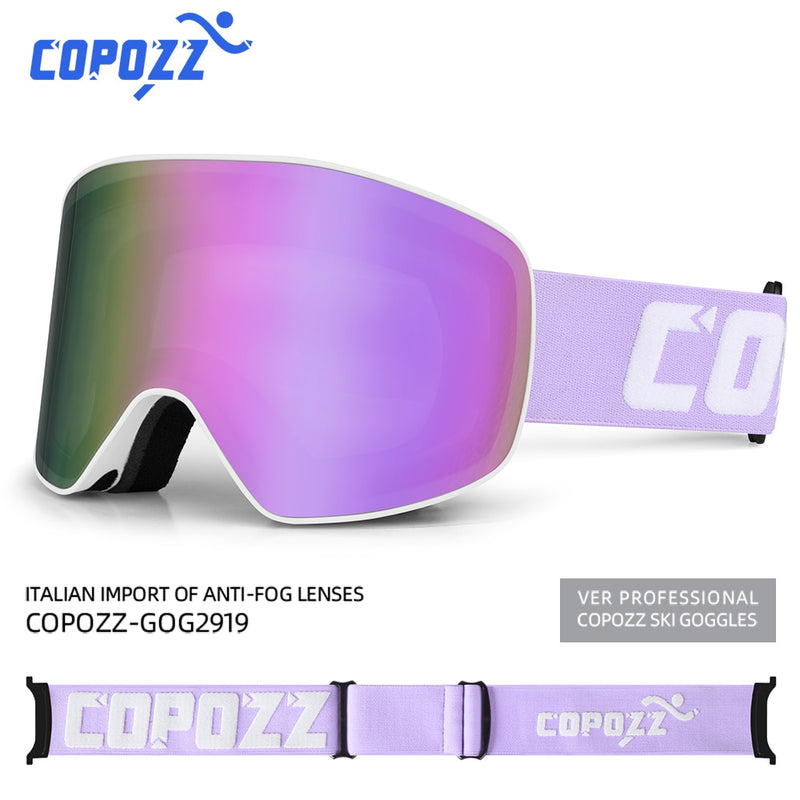 COPOZZ Brand Ski Goggles Men Women double layers big Snowboard Goggles Anti-fog UV400 Skate Skiing Snowboard Goggles - KiwisLove