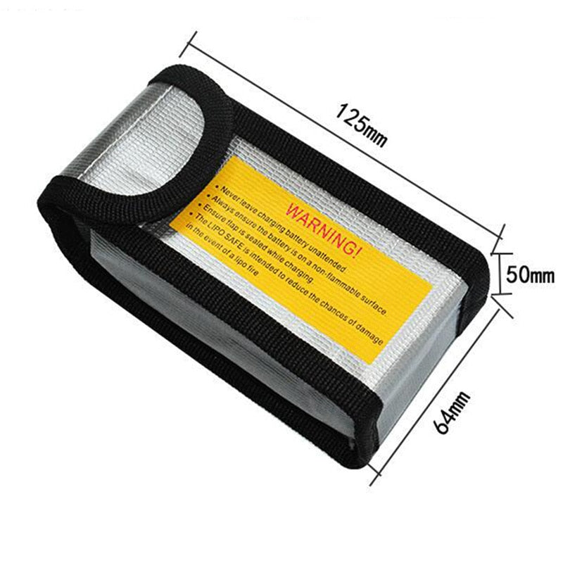 Fireproof Waterproof Lipo Battery Explosion Proof Safety Bag Fire Resistant for Lipo Battery FPV Racing Drone RC Model - KiwisLove