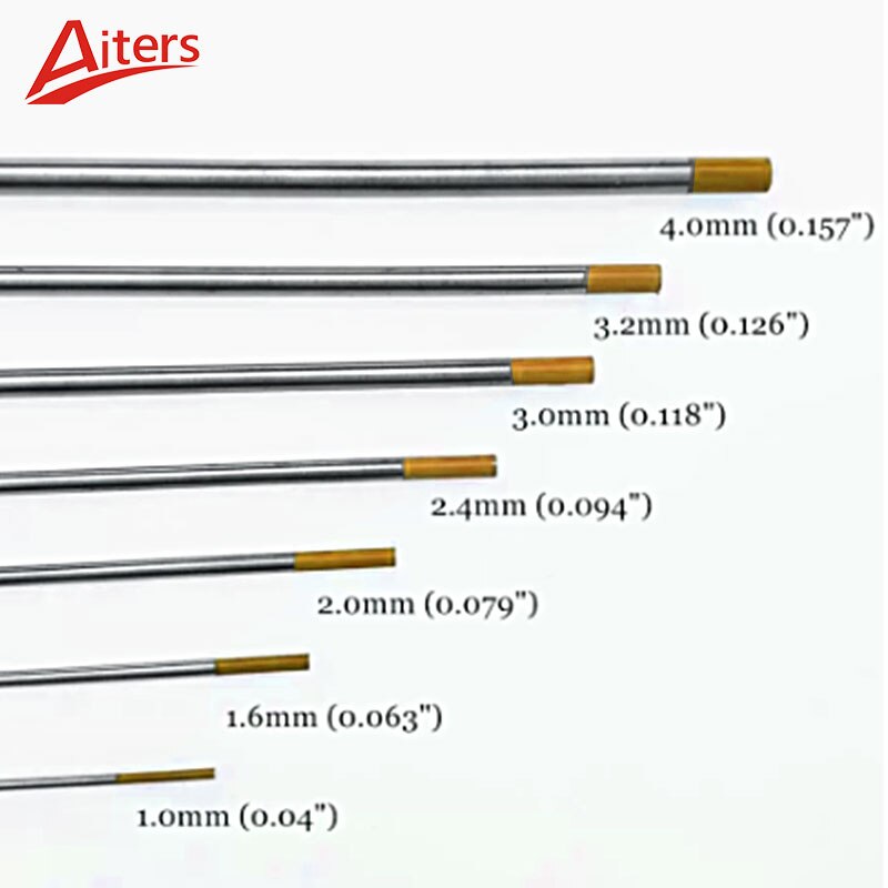 TIG 150/175mm Tungsten Electrodes Welding Rods WT20 WC20 WL15 WL20 WP WZ8 Electrodes for TIG ARC Welding Machine - KiwisLove