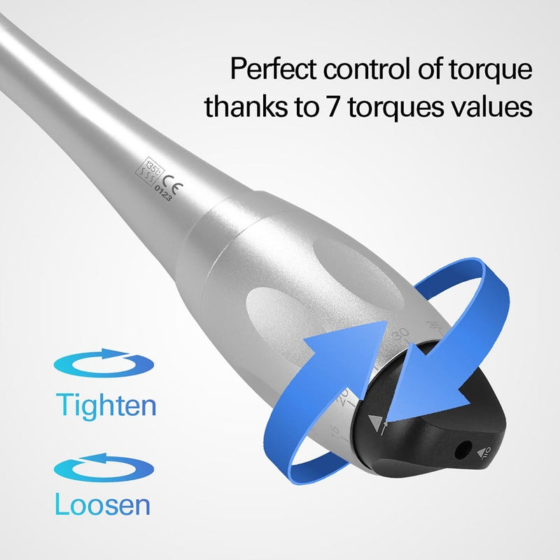Azdent Dental Handpiece Universal Implant Torque With Drivers Wrench Latch Head For Screwing Prosthetic Components - KiwisLove