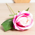 1pc/5pcs Romantic Artificial Flowers Silk Rose Long Branch Bouquet  Wedding Home Wreath Decor Fake Flowers Valentine&#39;s Day Gifts - KiwisLove