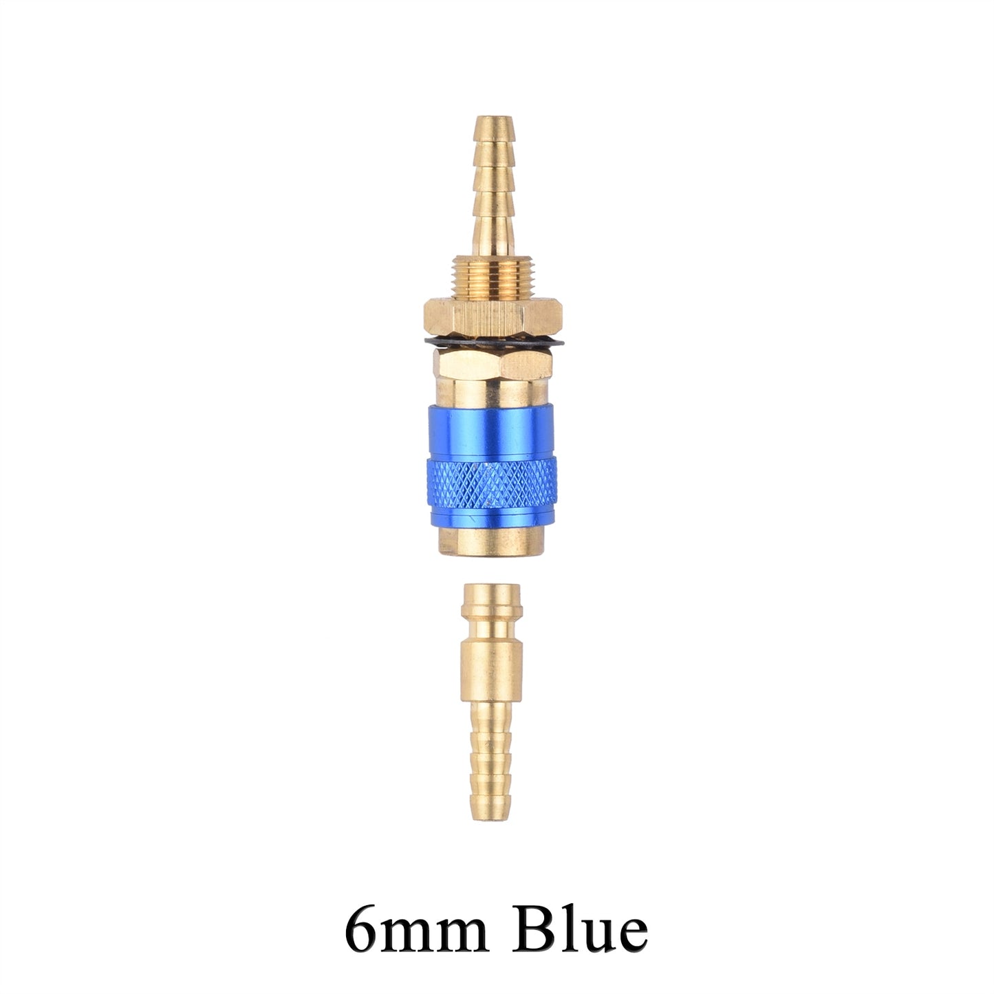 6mm 8mm 10mm Water Cooled Air Cooled Gas Water Adapter Quick Connector Fitting For MIG TIG Welding Torch Plug - KiwisLove