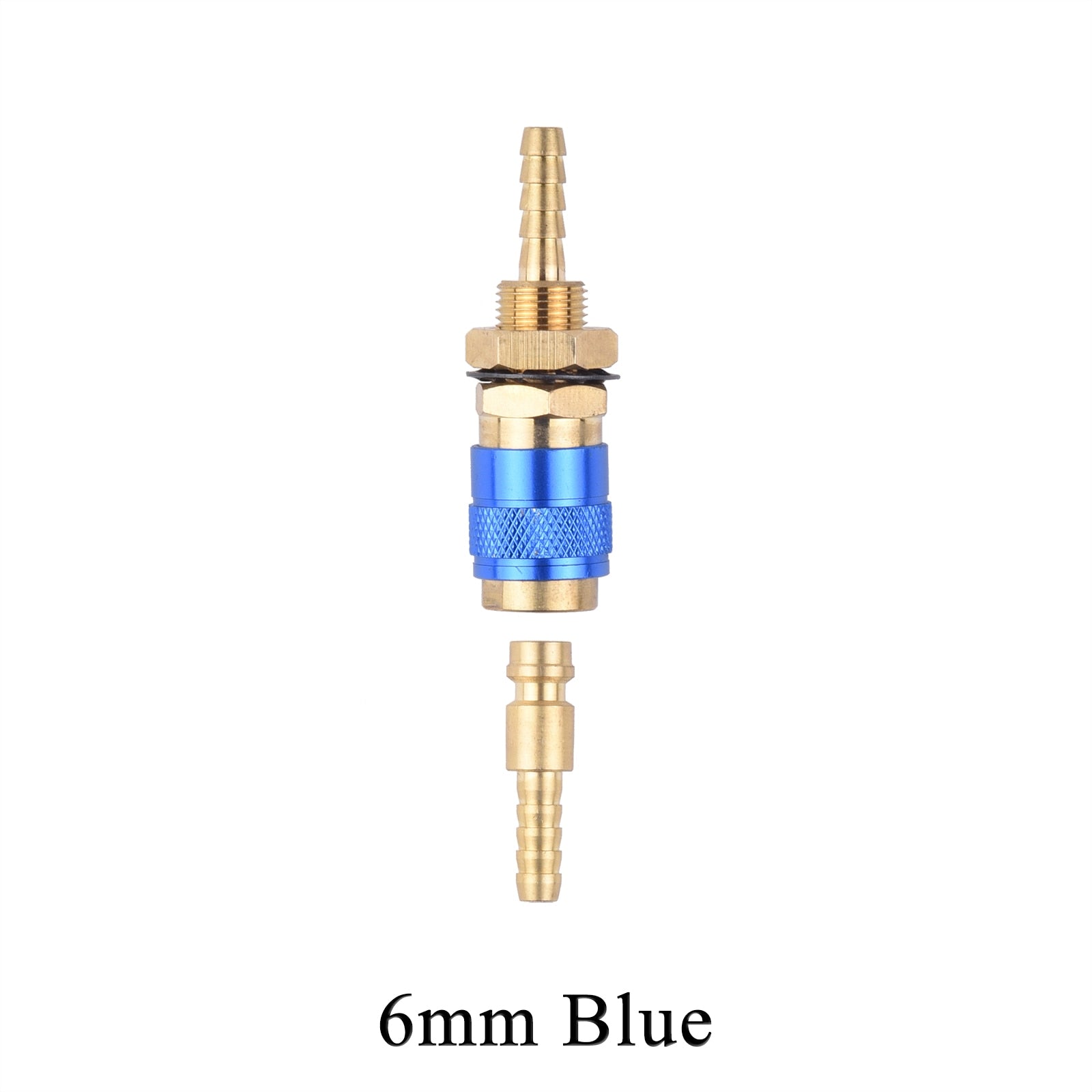 6mm 8mm 10mm Water Cooled Air Cooled Gas Water Adapter Quick Connector Fitting For MIG TIG Welding Torch Plug - KiwisLove