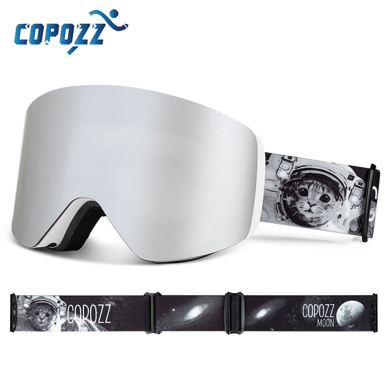 COPOZZ OTG Magnetic Ski Goggle Snowboard Mask For Men Women Personalized Eyewear Cylindrical UV400 Protection Snow Glasses Adult - KiwisLove