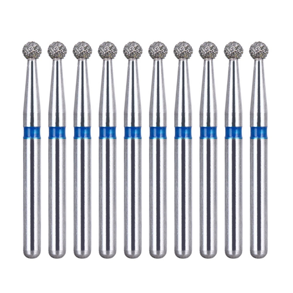 10pcs /2boxes AZDENT Dental Diamond Burs Drills Two Layer Diamond for High Speed Handpiece Dia.1.6mm - KiwisLove