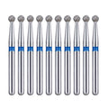 10pcs /2boxes AZDENT Dental Diamond Burs Drills Two Layer Diamond for High Speed Handpiece Dia.1.6mm - KiwisLove