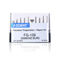 AZDENT Dia.1.6mm Dental Diamond Burs Drills High Speed Handpiece Polishing Tools - KiwisLove