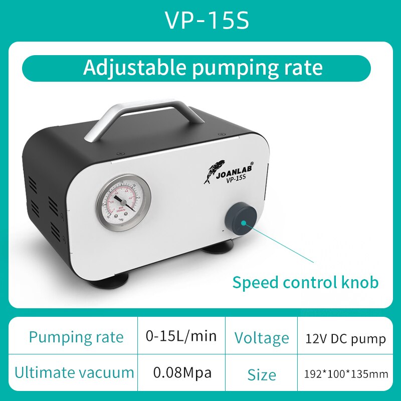DC 12v Mini Oil-free Diaphragm Vacuum Pump Laboratory Filter Pump Portable Negative Pressure Pump Lab Equipment 110v To 220v - KiwisLove