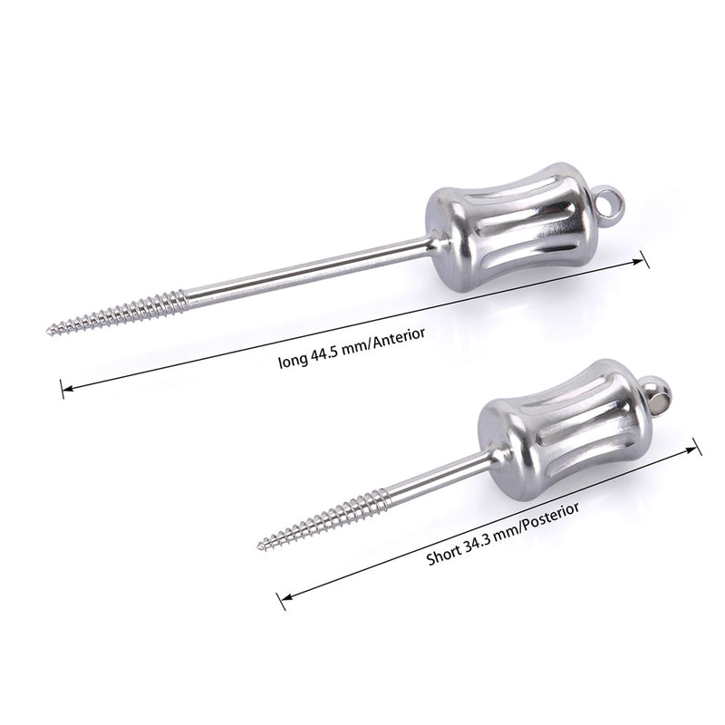 Dental Broken Root Drill Remnant Extractor Apical  Fragments  Medical Stainless Steel Short 34.3mm Long 44.5mm - KiwisLove