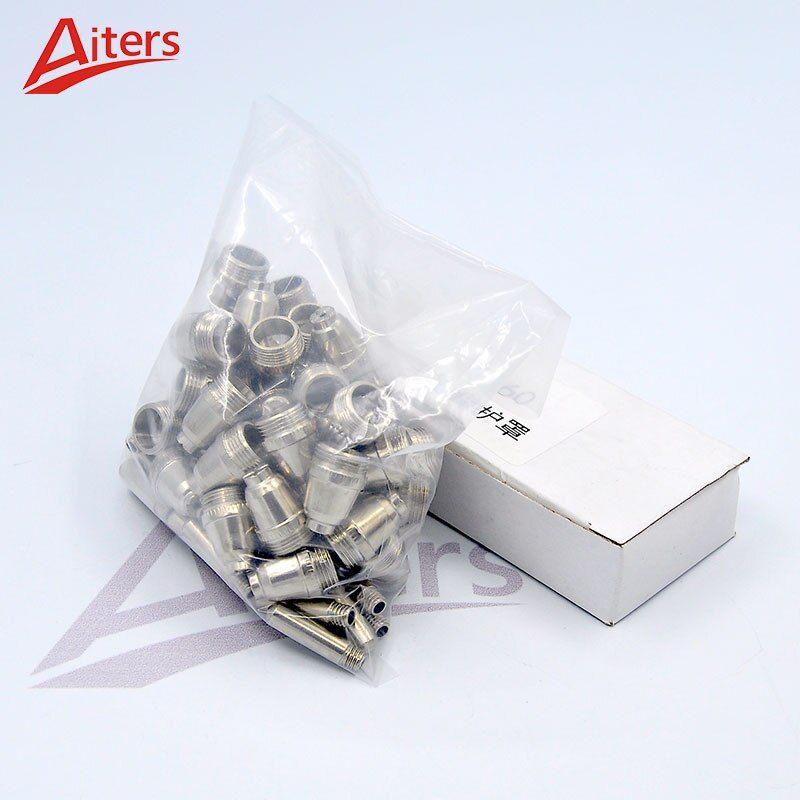 AG60 100PCS Air Plasma Cutting Torch SG55 Cutter Consumables Nozzle and Electrode Ceramic Shield Nozzles Cup - KiwisLove