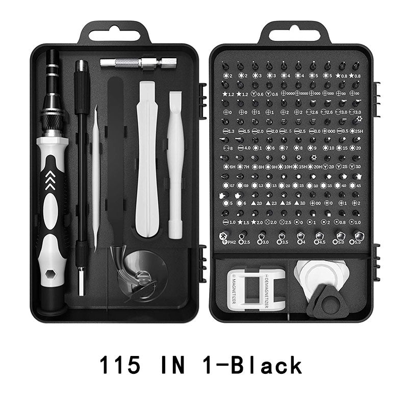 ZONSANTA 115 in 1 Precision Screwdriver Set Magnetic Screw Driver Bit Set Phillips Torx Hex Phone Repair Device Hand Tools Kit - KiwisLove