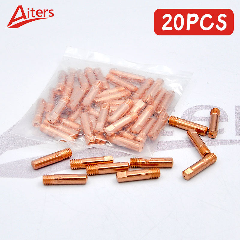 20PCS 15AK Contact Tips 0.6 0.8 1.0 1.2mm Welding Torch Consumables for MIG 15AK accessories - KiwisLove