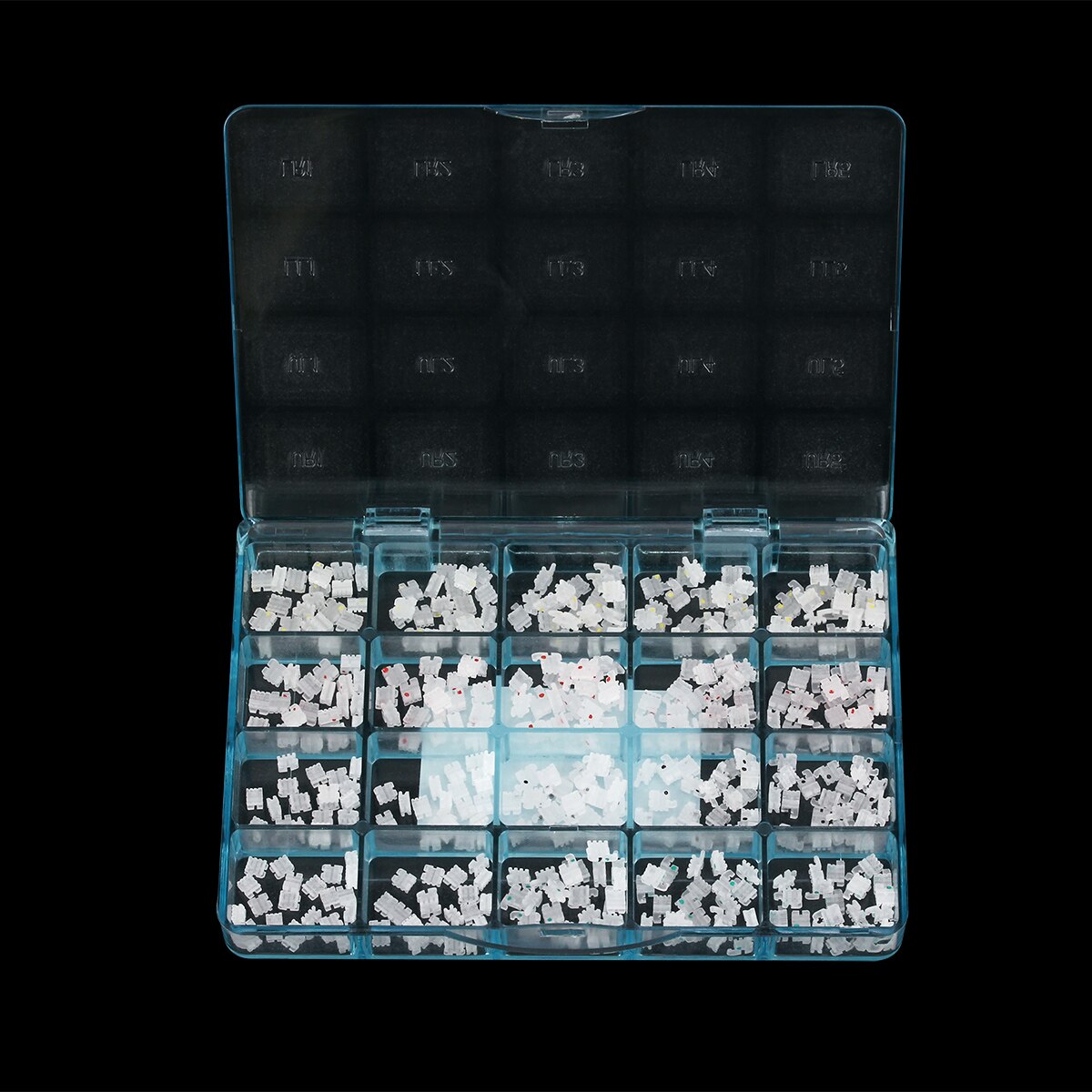 400pcs/Pack AZDENT Dental Orthodontic Ceramic Brackets 5*5 Roth/MBT .022 345 Hooks Mesh Base - KiwisLove