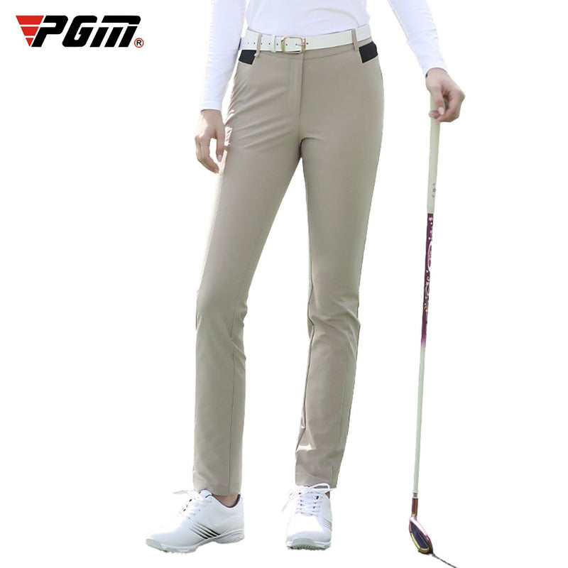 PGM Autumn Winter Ladies Golf Pants Women High Elasticity Sport Trousers Slim Fit Golf/Tennis Pants Warm Windproof Golf Clothing - KiwisLove