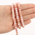 Natural Pink Opal Morganite Amazonite Prehnites Charoite Rubys Kyanite Stone Beads For DIY Jewelry Making Bracelet 15&#39;&#39;Inches - KiwisLove