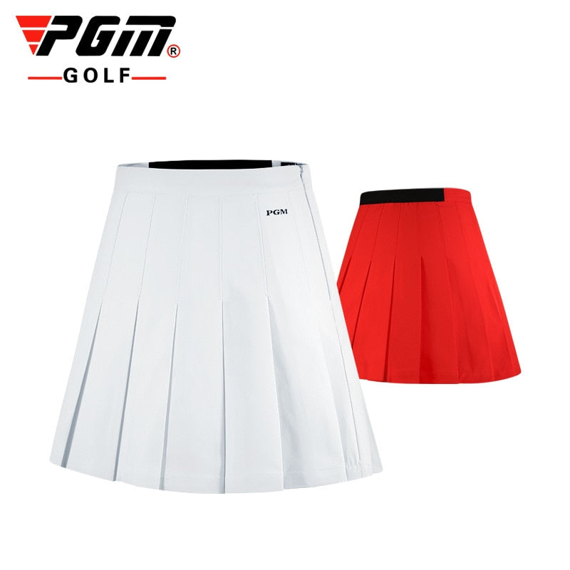 PGM Women Golf Skirts Autumn Women&#39;S Casual Pleated Skirt Athletic Sports Short Skorts Ladies Girl Anti-Exposure QZ071 - KiwisLove