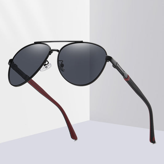 Men Sunglasses Sports Outdoor Unisex Alloy Polarized UV400 Lens Vintage Gradient Women Sun Glasses Driving For Male Female V6319 - KiwisLove