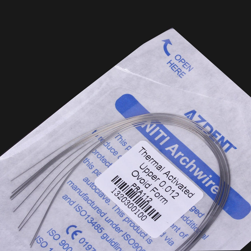 AZDENT 10Pcs/Pack Dental Niti Thermal Activated Round Arch Wire Oval Form Orthodontic Archwire Lower/Upper - KiwisLove