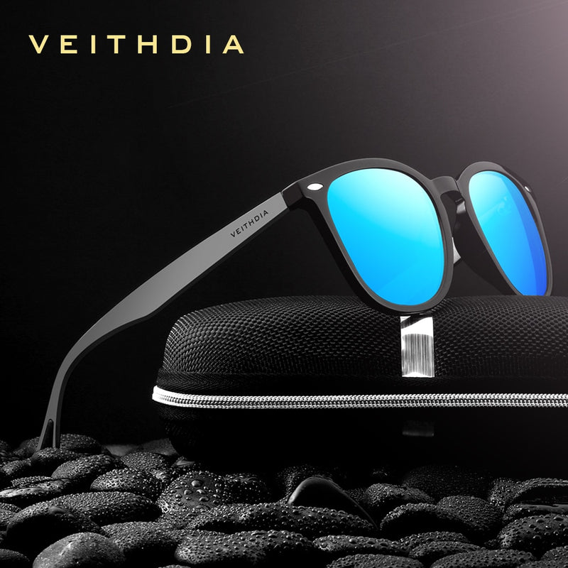 VEITHDIA Sunglasses Unisex Aluminum+TR90 Men's Photochromic Mirror Sun Glasses Eyewear Accessories Fashion For Men Women 6116 - KiwisLove