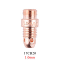 5/10Pcs 1.0/1.6/2.4/3.2mm TIG Collet body Stubby 17CB20 For TIG WP17/18/26 Welding Torch Accessories - KiwisLove