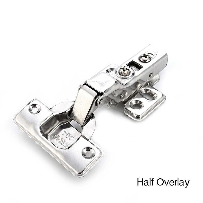 KAK C Series Hinge Stainless Steel Door Hydraulic Hinges Damper Buffer Soft Close For Cabinet Cupboard Furniture Hardware - KiwisLove