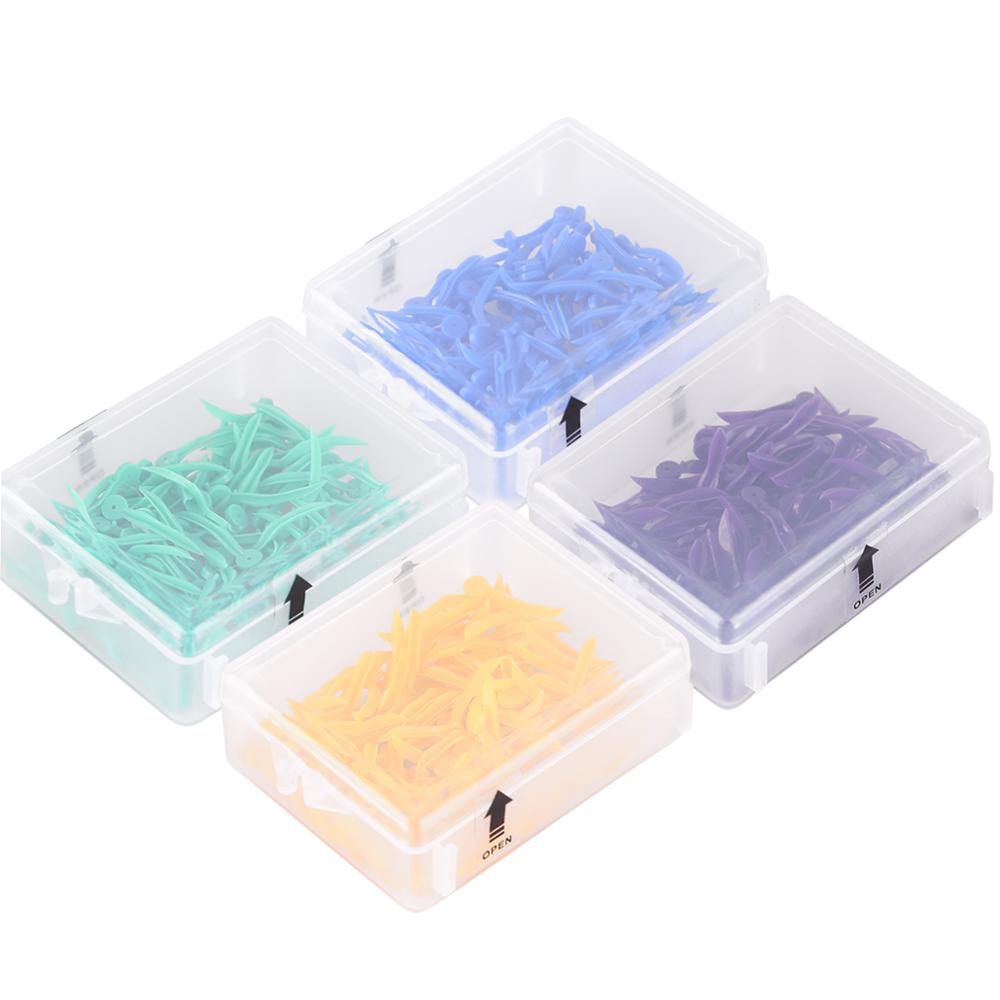 100pcs/Box Dental Disposable Wedge with Hole All 4 Sizes Tooth Gap  Non-toxic Medical Grade Plastic Dentistry Lab Tools - KiwisLove