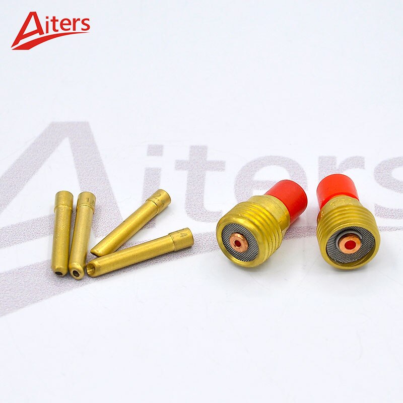 19PCS TIG Welding torch Stainless Mesh Kit with 12# Pyrex  Glass Cups and Alumina Nozzle Accessories - KiwisLove