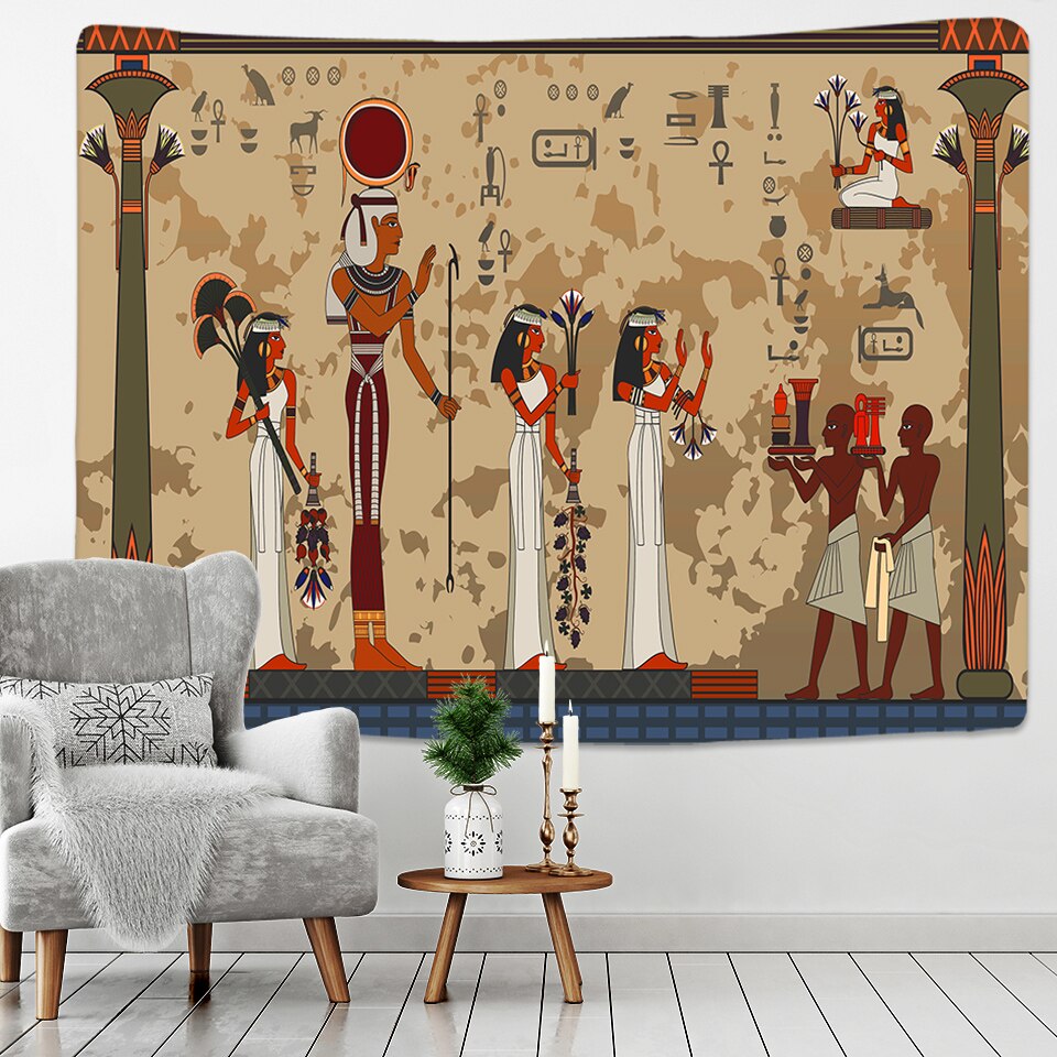 Ancient Egyptian Egypt Tapestry Wall Hanging Home Dorm Decor Bedspread Throw Art Home Decor - KiwisLove