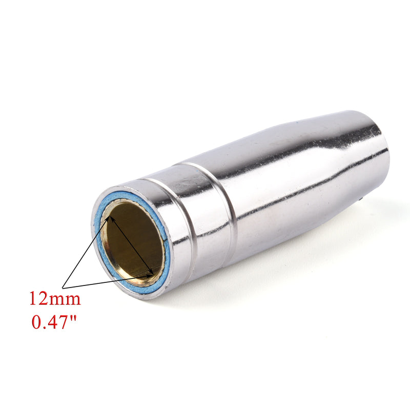 5/10Pcs 15AK Gas Nozzle Pure Copper Euro Conical Shield Cup Tips Nozzle For MB 14AK 15AK MIG/MAG Welding Torch 180A - KiwisLove