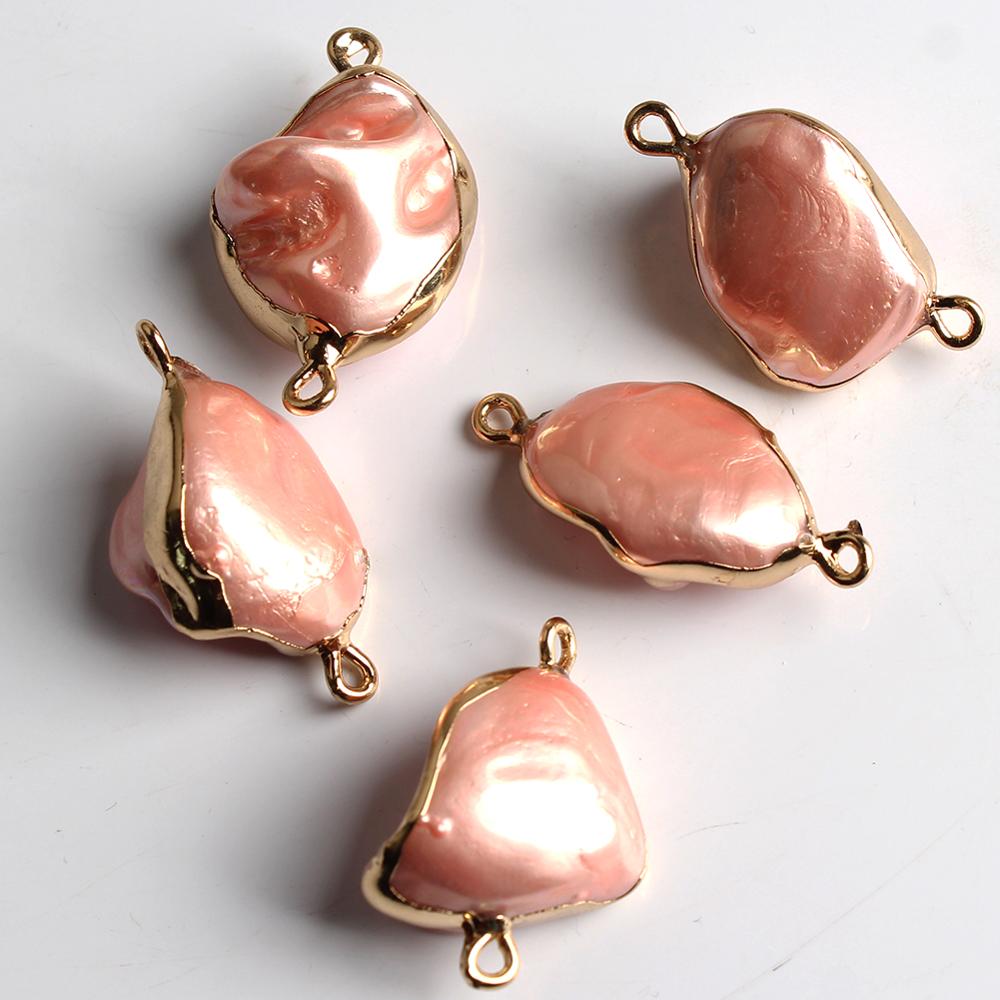 1pcs Natural Irregular Freshwater Pearls Yellow Pink White Grey Loose Beads For Jewelry Making Diy Pearl Necklace Bracelet - KiwisLove