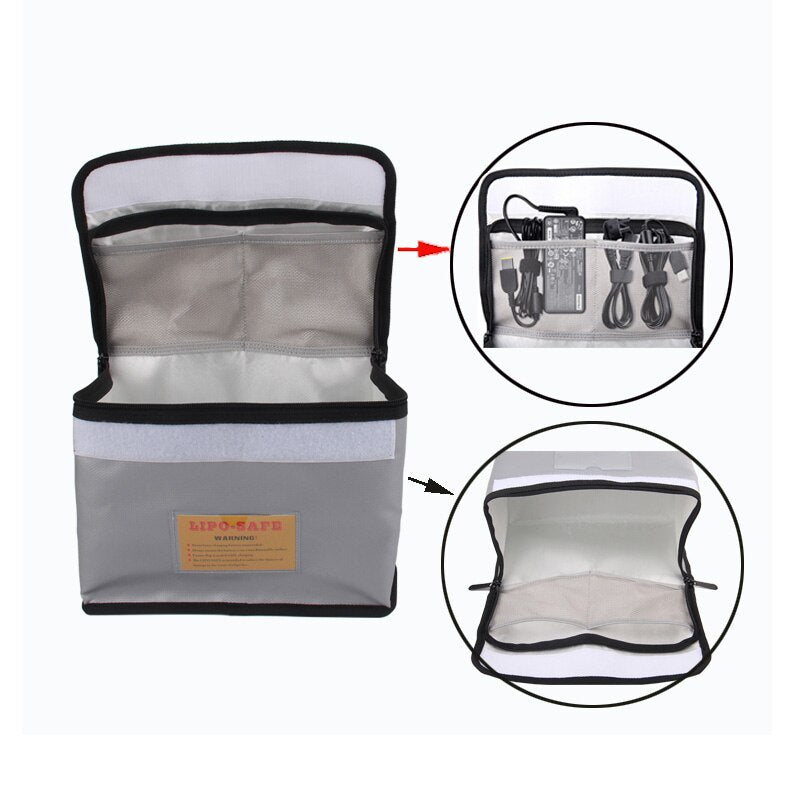Fireproof Waterproof Lipo Battery Explosion Proof Safety Bag Fire Resistant for Lipo Battery FPV Racing Drone RC Model - KiwisLove