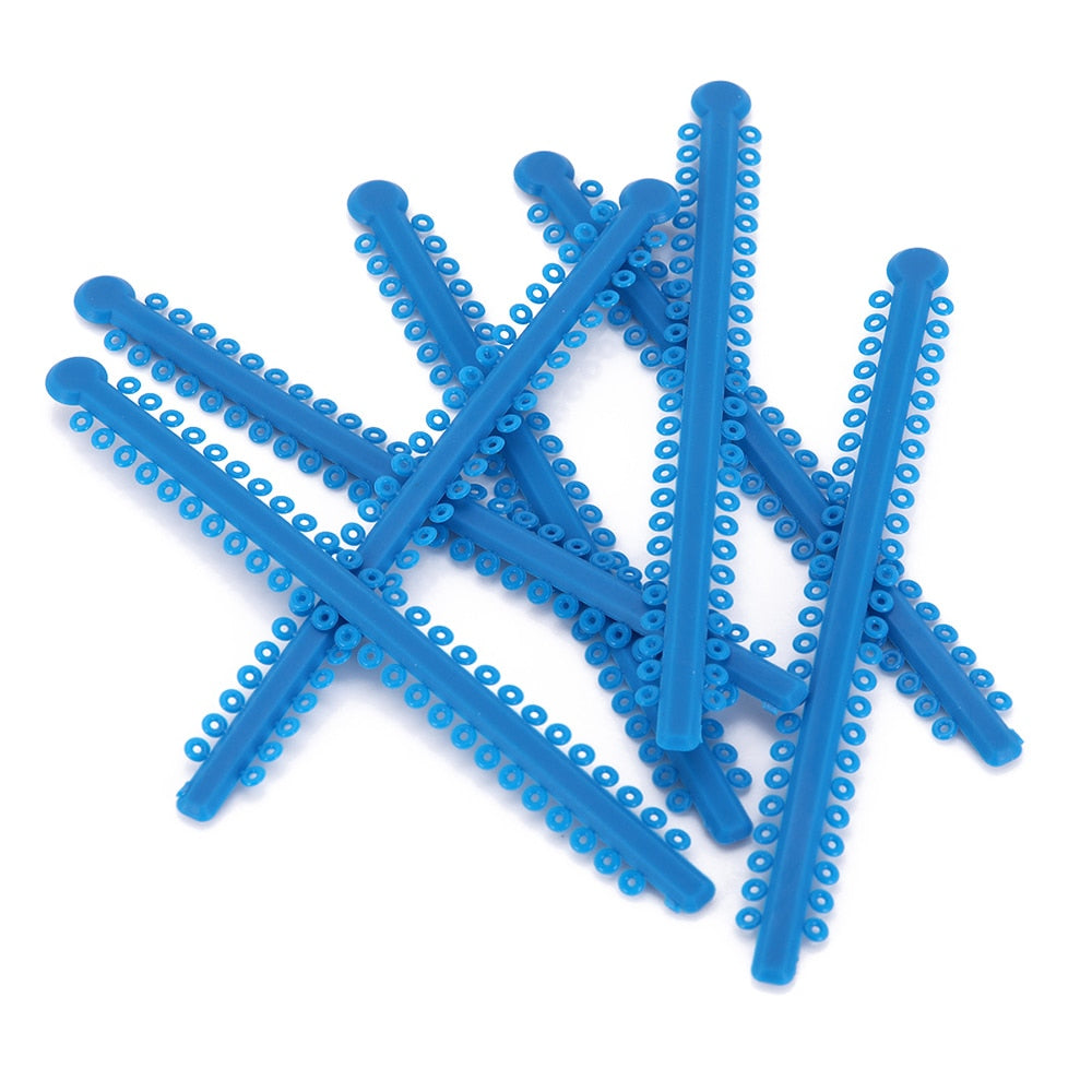 Azdent Dental Orthodontic Ligature Ties Elastic Rubber Ligature Ties (1Pack=1000 Circles=20Sticks) / Power Chain (Just 1 PC ) - KiwisLove