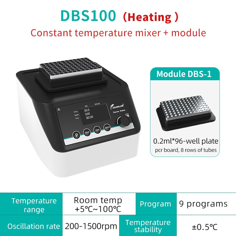 JOANLAB Digital Display Heating Dry Bath Incubator Laboratory Equipment Constant Temperature Heater Dry Bath Incubator Shaker - KiwisLove