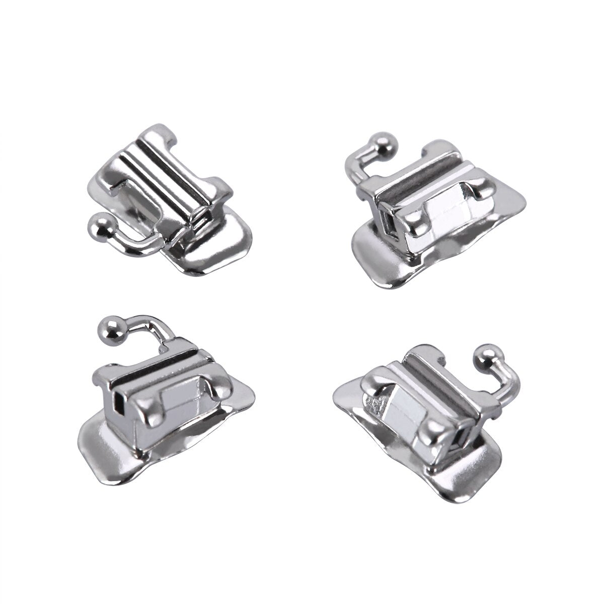 10Pack=40Pcs(4Pcs/Pack) AZDENT Dental 1st Molar Bondable Convertible Single MBT / Roth / Edgewise 0.022 Buccal Tube - KiwisLove