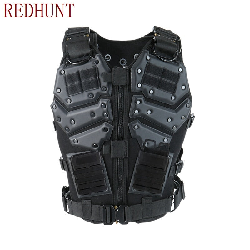 New Outdoor Tactical Vest Hunting Military Vest with 5.56 Magazine Pouches CS Paintball Protective Waistcoat Body Armor - KiwisLove