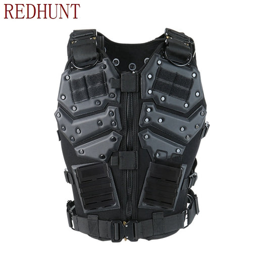 New Outdoor Tactical Vest Hunting Military Vest with 5.56 Magazine Pouches CS Paintball Protective Waistcoat Body Armor - KiwisLove