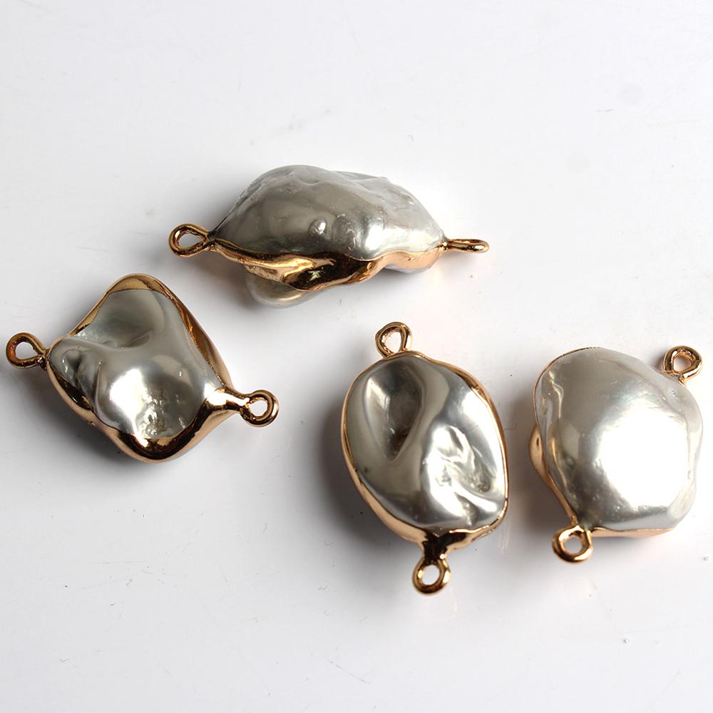 1pcs Natural Irregular Freshwater Pearls Yellow Pink White Grey Loose Beads For Jewelry Making Diy Pearl Necklace Bracelet - KiwisLove