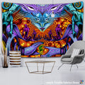 Mandela Wall hanging Tapestry psychedelic pattern yoga throw beach throw carpet Hippie Home Decor mandala Wall Tapestry Blanket - KiwisLove