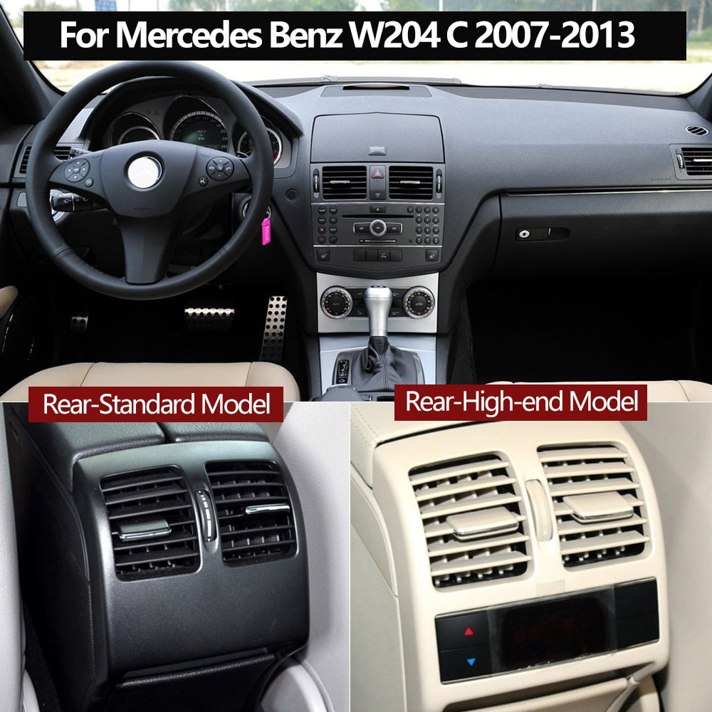 Rear AC Air Vent Grille Outlet Panel Cover For Mercedes Benz C W204 W207 E Class C180 C200 C220 C230 C260 C300 C350 2048300554 - KiwisLove