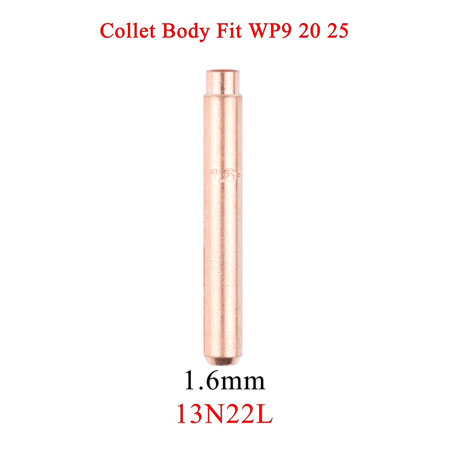 5/10Pcs 1.0/1.6/2.4/3.2mm TIG Collet 13N21 13N22 13N23 13N24 13N21L 13N22L 13N23L  13N24L For TIG WP9 20 25 Welding Torch - KiwisLove