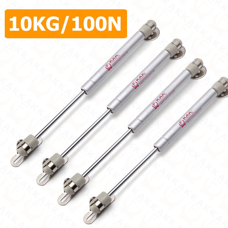 KAK 4 Pack 6kg 10kg 15kg Gas Spring Cabinet Hinge Copper Core Door Lift Support Hydraulic Kitchen Cupboard Door Hinges Hardware - KiwisLove