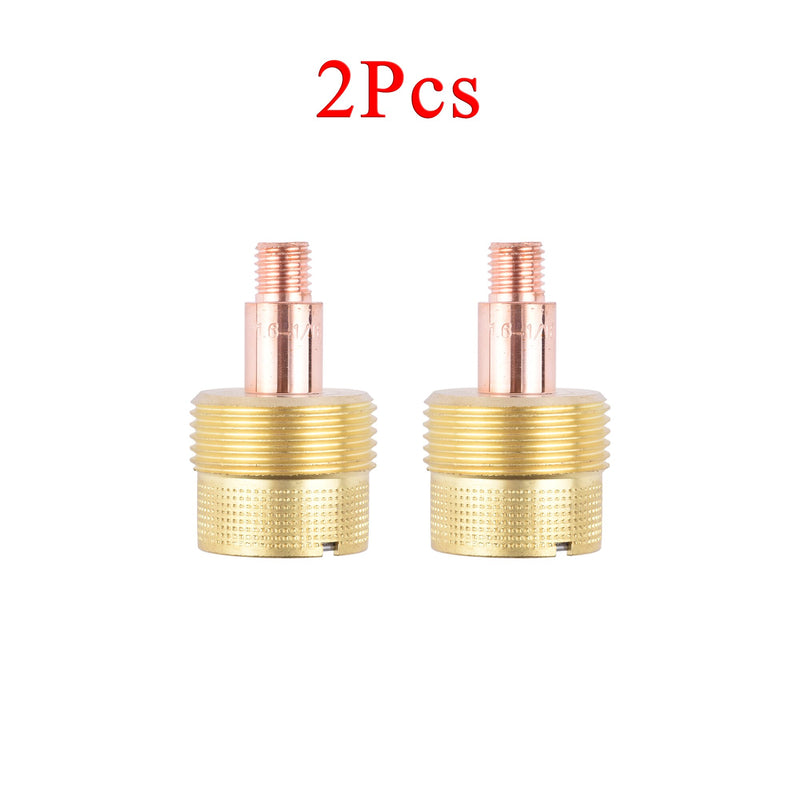 2/5Pcs 1.0/1.6/2.4/3.2mm Large Gas Lens Collet Body 45V0204S 45V116S 45V64S 995795S For TIG WP9/20/25 Welding Torch Accessories - KiwisLove